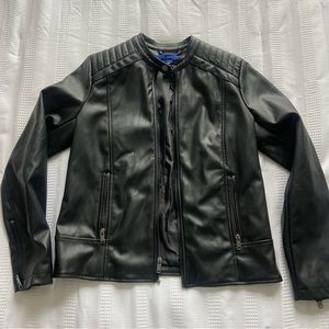 Faux leather jacket